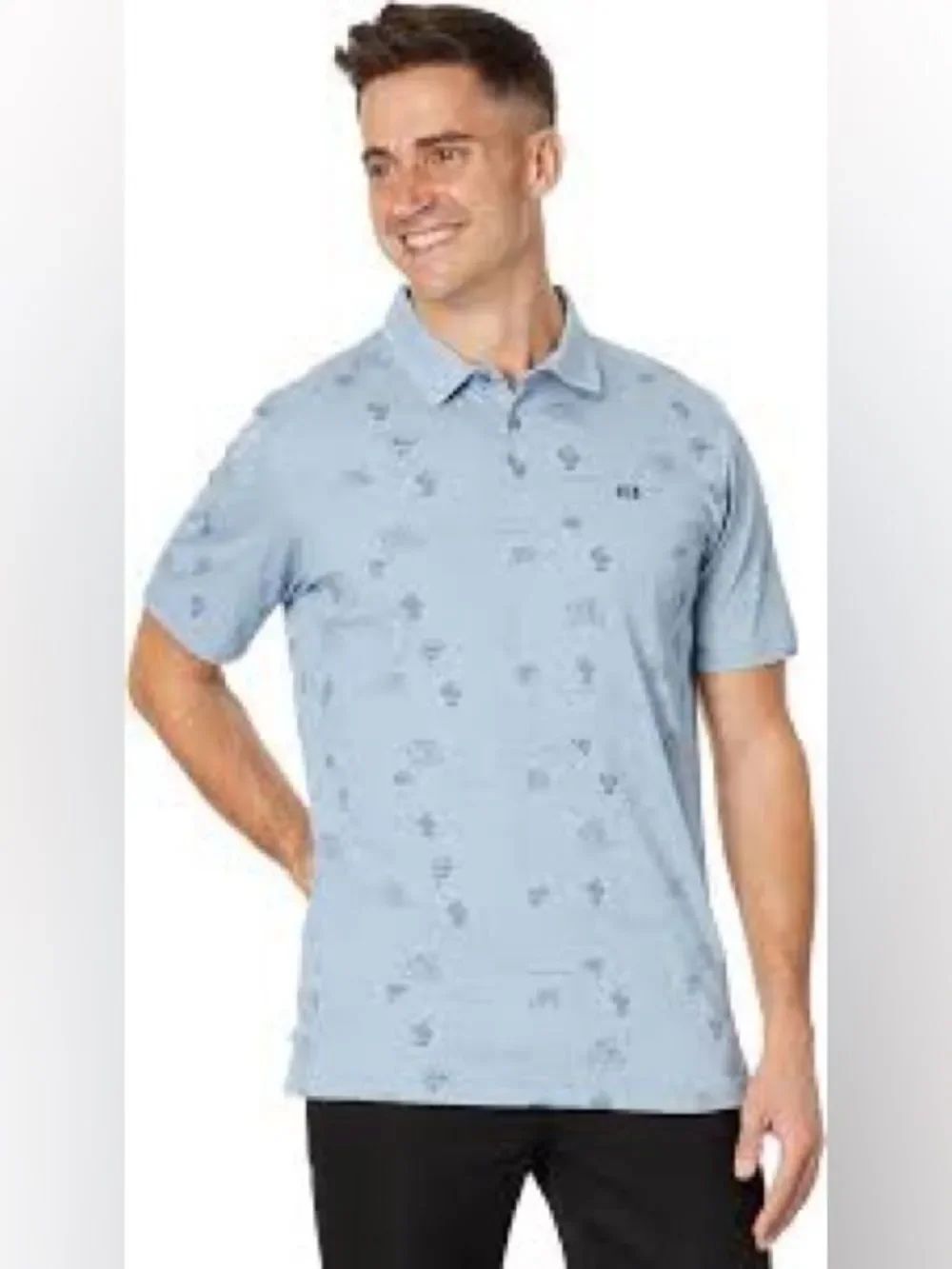Travis Matthew’s Cactus Golf Cart Polo